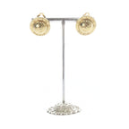 Celine Star Ball Vintage Earrings Gold