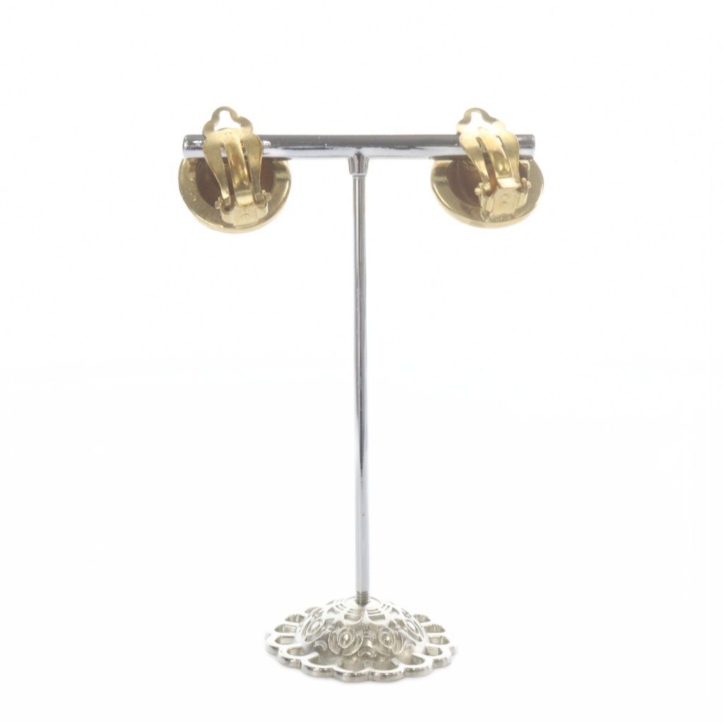 Celine Star Ball Vintage Earrings Gold — view 4