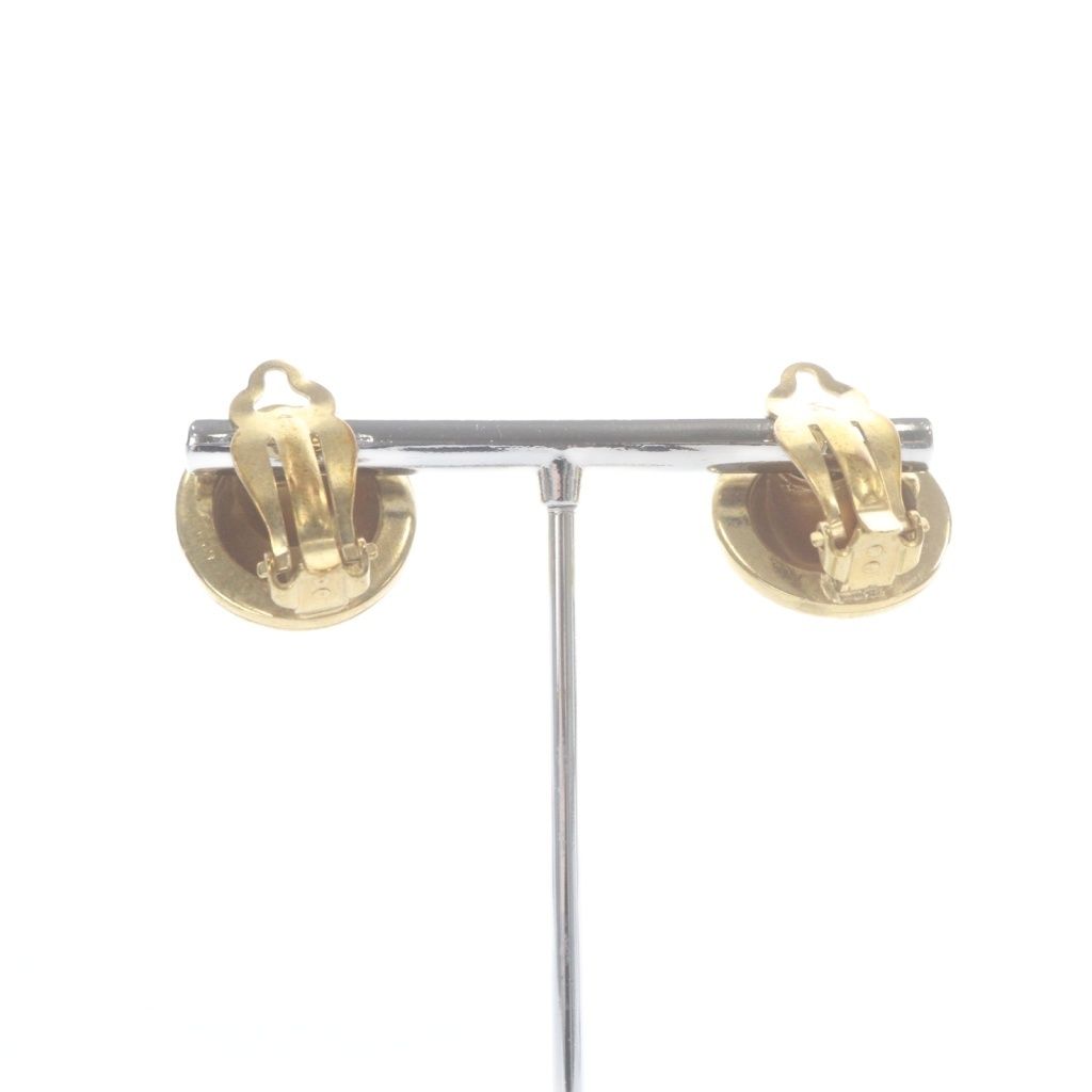 Celine Star Ball Vintage Earrings Gold — view 3
