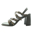 Louis Vuitton Berlin Sandal Monogram Canvas Strap Square Toe Chunky Heels Logo — view 2