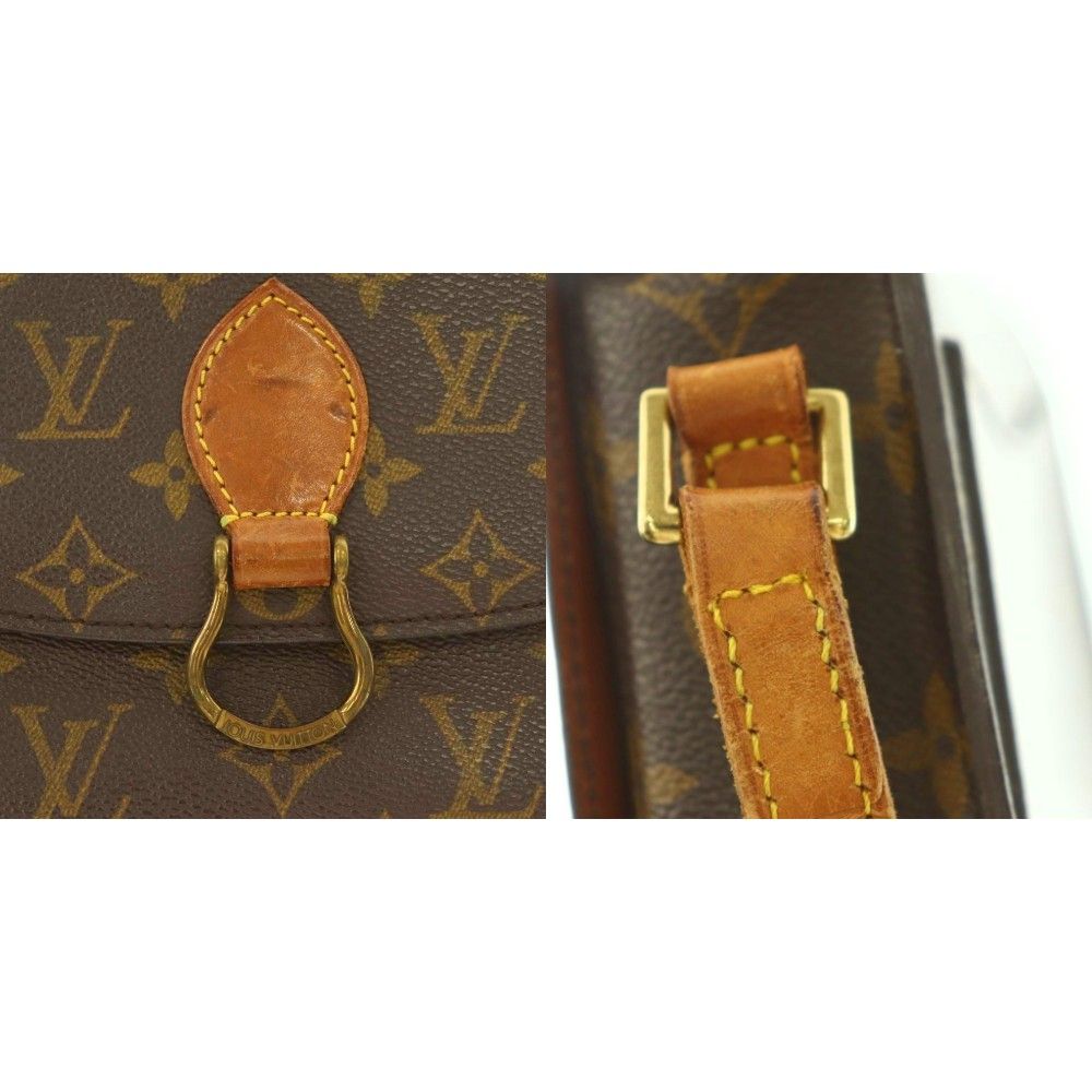 Louis Vuitton Saint Cloud Shoulder Bag Monogram Pattern Brown — view 8