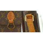 Louis Vuitton Saint Cloud Shoulder Bag Monogram Pattern Brown — view 8