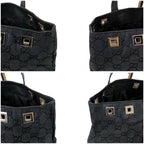 Gucci GG Canvas Tote Business Black Shoulder — view 4