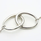 Tiffany & Co Necklace Double Loop 925 Sterling Silver Elsa Peretti Pendant — view 3