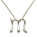 Tiffany & Co Necklace Letter M 925 Sterling Silver Elsa Peretti Initial