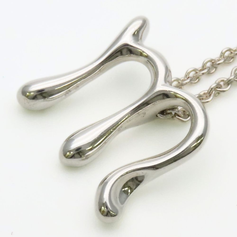 Tiffany & Co Necklace Letter M 925 Sterling Silver Elsa Peretti Initial — view 4