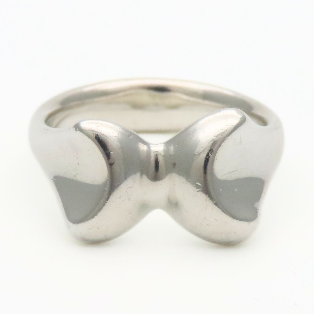 Tiffany & Co Ring Ribbon 925 Sterling Silver Elesa Peretti Butterfly — view 2