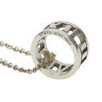 Tiffany & Co Necklace Atlas Open 925 Sterling Silver Pendant