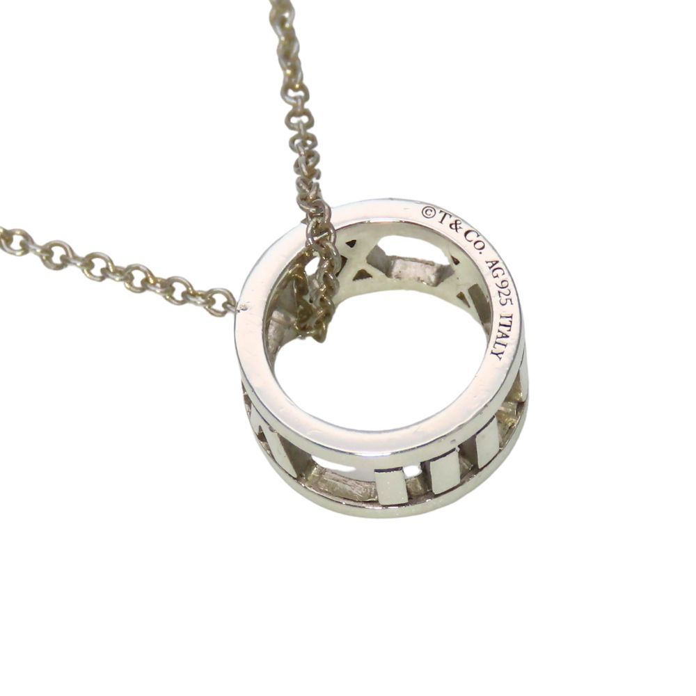 Tiffany & Co Necklace Atlas Open 925 Sterling Silver Pendant — view 2