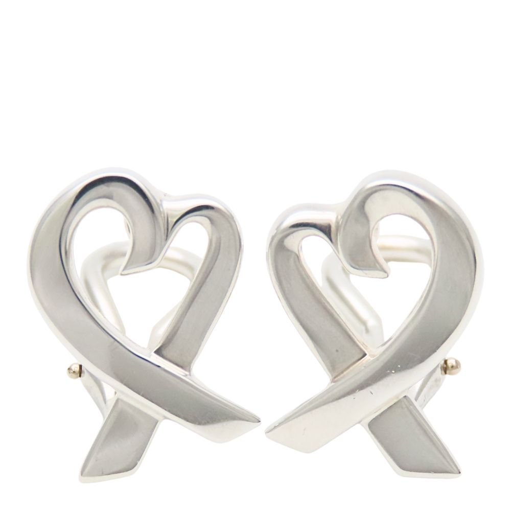 Tiffany & Co Earrings Loving Heart 925 Sterling Silver Paloma Picasso