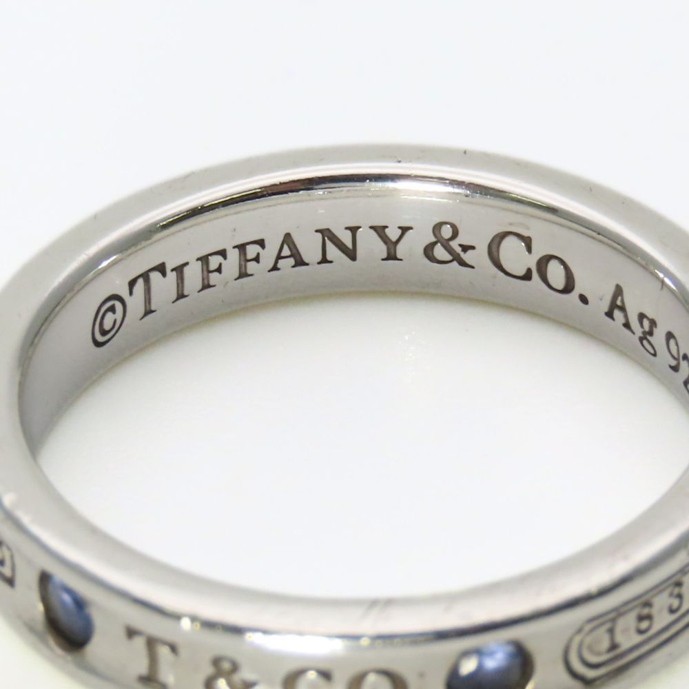 Tiffany & Co Ring Narrow 925 Sterling Silver Saffiano Montana — view 2