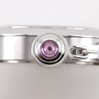 Cartier Mistakepasha Stainless Steel Leather Kuo Analog Display Pink Dial Watch — view 6