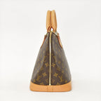 Louis Vuitton Alma PM Handbag Monogram Canvas Vachetta Leather Brown Gold — view 2