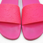 Louis Vuitton Waterfront Line Sandals Rubber Shocking Pink Shoes — view 7