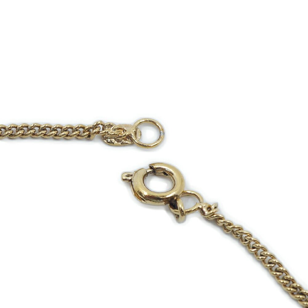 Chanel Necklace CC Logo Pink Gold 42 cm — view 8