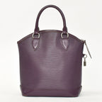 Louis Vuitton Purple Cassis Epi Lockit Handbag — view 3