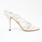 Gucci Sandals Ankle Strap GG Mark Gray — view 5