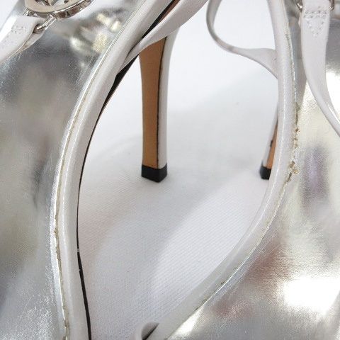 Gucci Sandals Ankle Strap GG Mark Gray — view 9