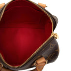 Louis Vuitton Monogram Speedy Bandouliere 20 Mini Boston Bag 2-Way Brown — view 4