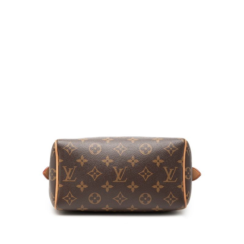 Louis Vuitton Monogram Speedy Bandouliere 20 Mini Boston Bag 2-Way Brown — view 3