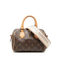 Louis Vuitton Monogram Speedy Bandouliere 20 Mini Boston Bag 2-Way Brown