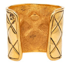 Chanel CC Logo Quilted Bangle Gold Plated 1- Bracelet — view 3