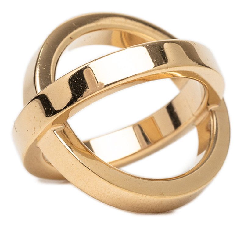 Hermes Cosmos Scarf Ring Gold Plated — view 2