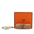 Hermes Cheval Hose Bangle Silver Metal 1- Bracelet — view 5