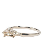 Hermes Cheval Hose Bangle Silver Metal 1- Bracelet — view 2