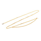 Chanel CC Logo Chain Belt Gold Silver Plated Metal — view 2