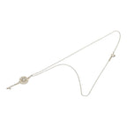 Tiffany & Co Daisy Key Diamond Necklace Silver — view 4
