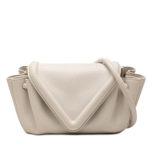 Bottega Veneta Beak Small Shoulder Bag White Leather