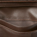 Dior Trotter Saddle Bifold Wallet Beige Multicolor Canvas Leather — view 9