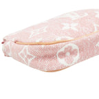 Louis Vuitton Monogram Jacquard Micro Pochette Case Pink White Denim 1 Pouch — view 5