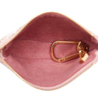 Louis Vuitton Monogram Jacquard Micro Pochette Case Pink White Denim 1 Pouch — view 6