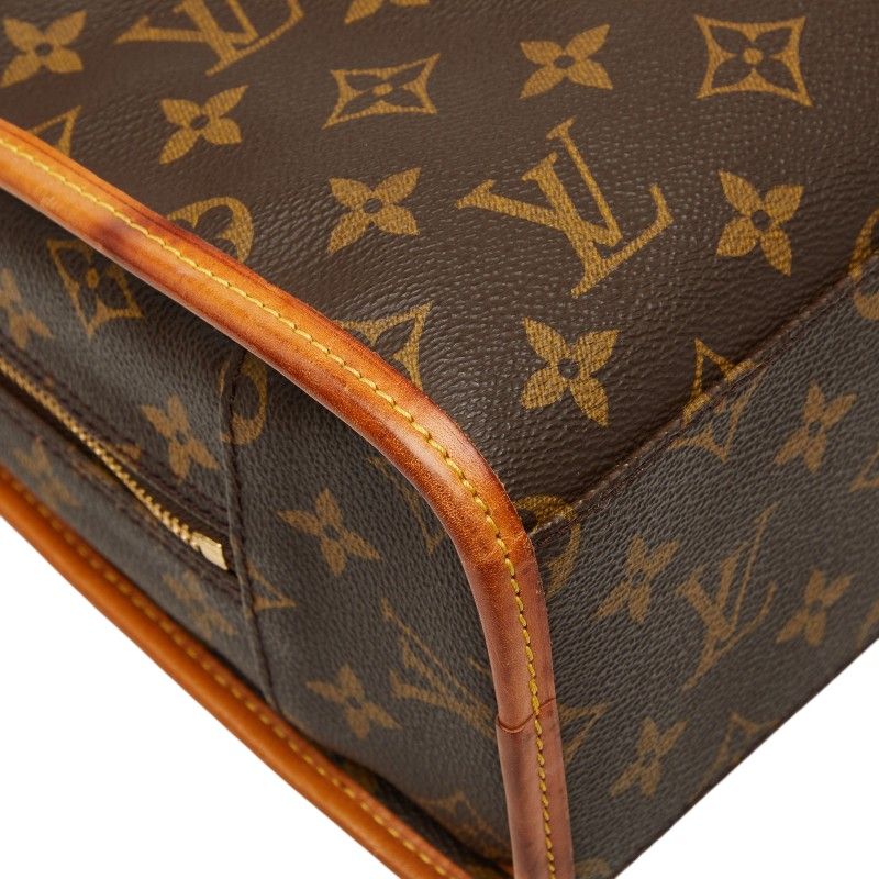Louis Vuitton Monogram Rivoli Business Briefcase Document Brown Leather 1 — view 5