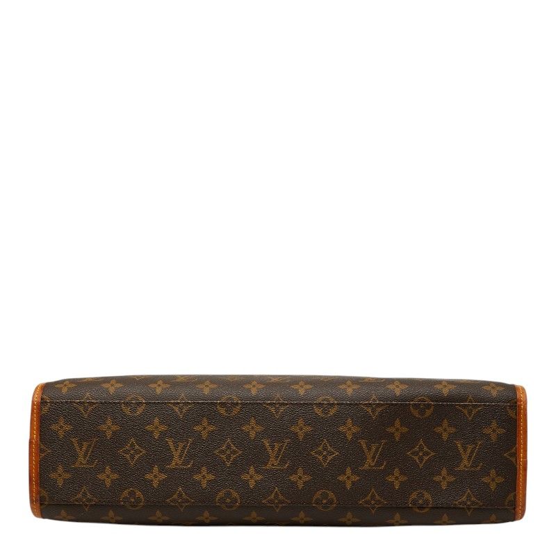 Louis Vuitton Monogram Rivoli Business Briefcase Document Brown Leather 1 — view 3