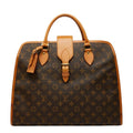 Louis Vuitton Monogram Rivoli Business Briefcase Document Brown Leather 1