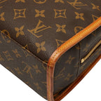 Louis Vuitton Monogram Rivoli Business Briefcase Document Brown Leather 1 — view 7