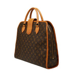 Louis Vuitton Monogram Rivoli Business Briefcase Document Brown Leather 1 — view 2