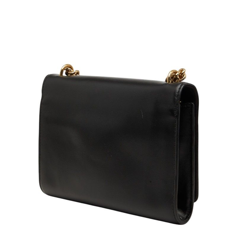 Louis Vuitton Pochette e Chain Shoulder Bag Noir Black Leather — view 2