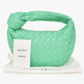 Bottega Veneta Mini Jodie Handbag Intrecciato Green Lambskin Gold