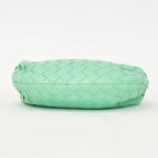 Bottega Veneta Mini Jodie Handbag Intrecciato Green Lambskin Gold — view 8