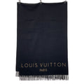 Louis Vuitton Cashmere Logo Large Scarf