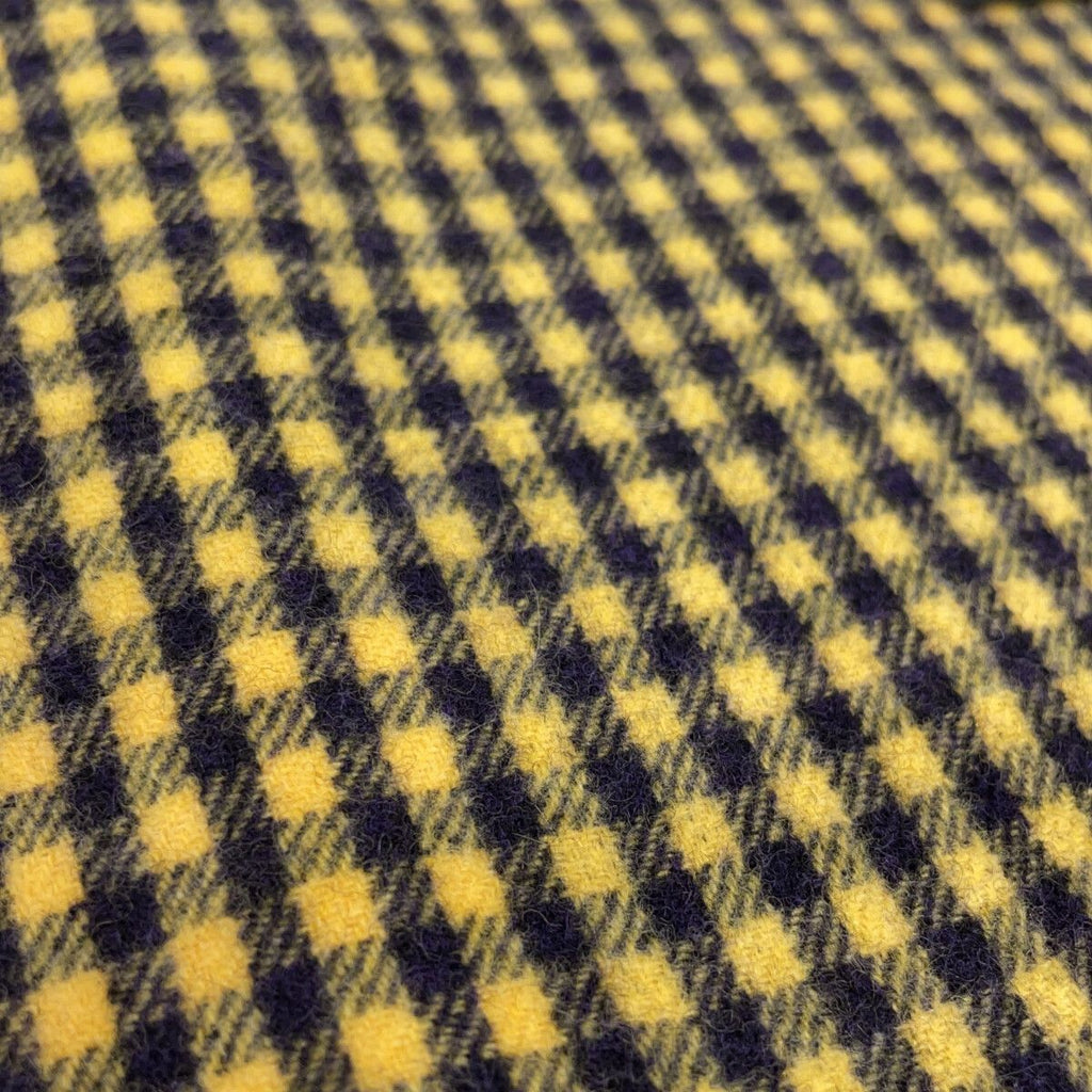 Gucci Check Wolf Embroidery Fringe Scarf — view 8