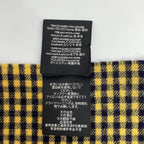 Gucci Check Wolf Embroidery Fringe Scarf — view 4