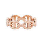 Hermes Ring Chaine D'ancre PM Enchainee 18k Pink Gold — view 2