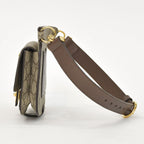 Gucci Blondie Belt Bag GG Supreme Canvas Beige Interlocking G King G Round — view 2