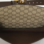 Gucci Blondie Belt Bag GG Supreme Canvas Beige Interlocking G King G Round — view 7