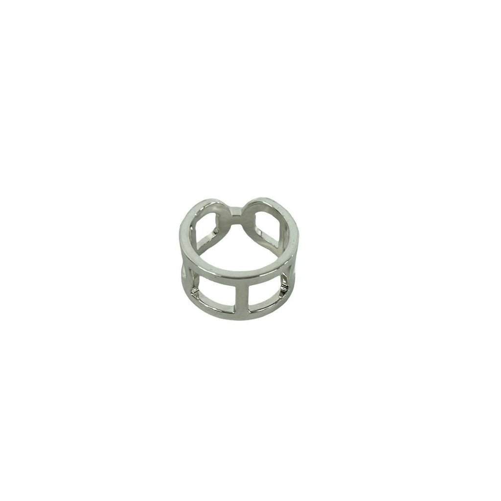 Hermes Vintage Chaine D'ancre Ring 925 Sterling Silver — view 7